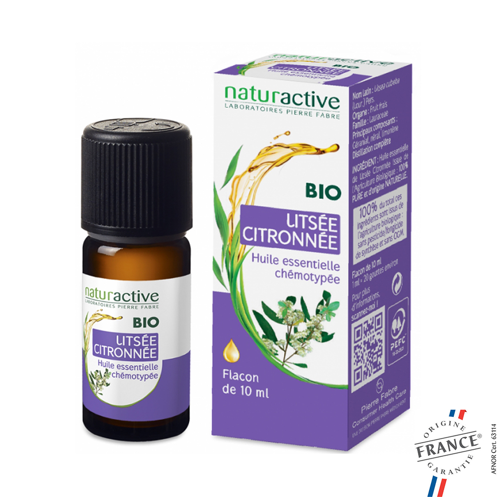 Naturactive Aceite esencial bio litsea citronela 10 ml