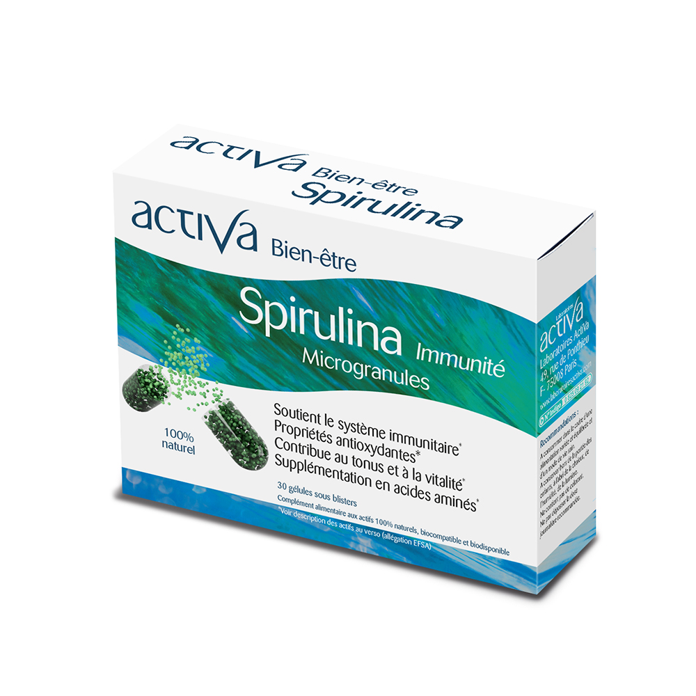 Activa Bien Etre Espirulina 30 Gelulas