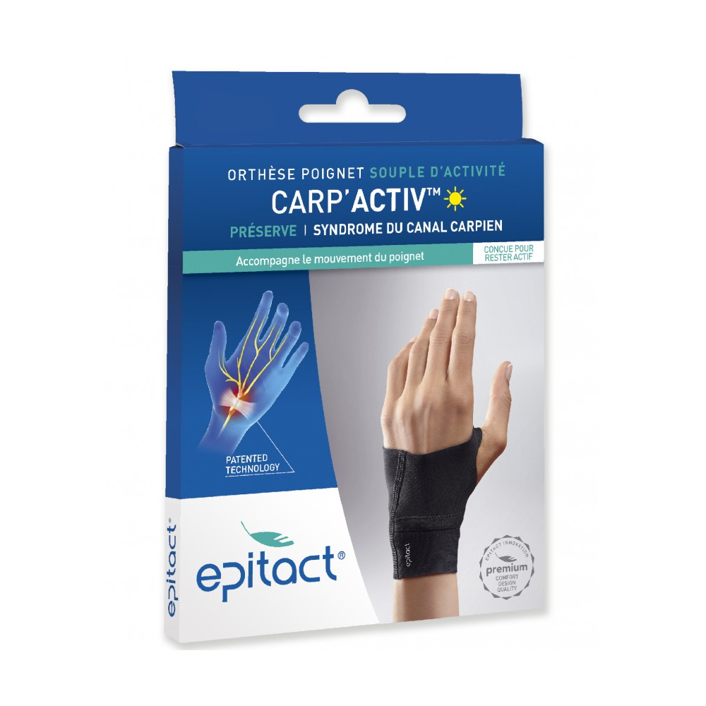 Epitact Ortesis de actividad flexible Carp'activ para muñeca izquierda