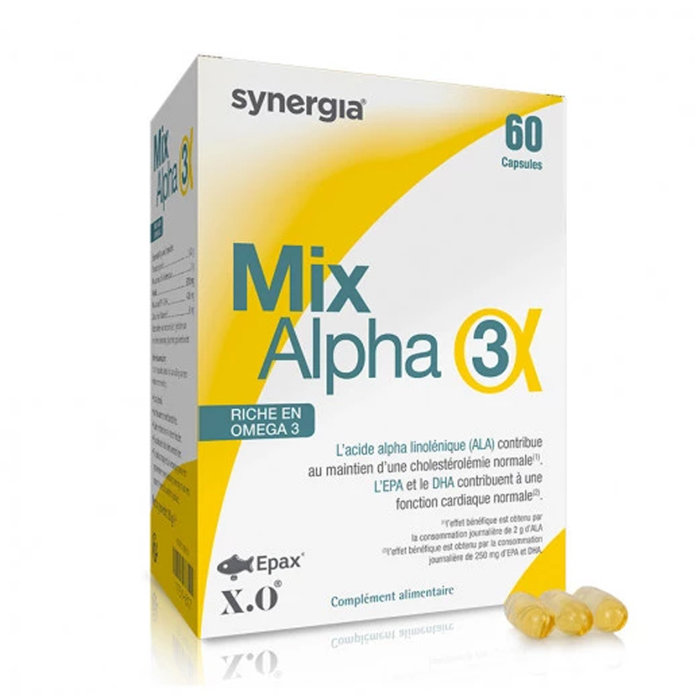 Synergia Mix Alpha Omega3 60 Cápsulas