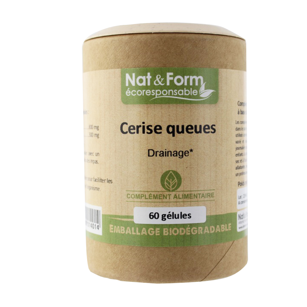 Nat&Form Queue De Cerise 60 Gelules Ecoresponsables Nat&amp;Form