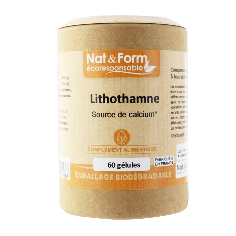 Nat&Form Lithothamnion 60 Cápsulas ecológicas Nat&amp;Form