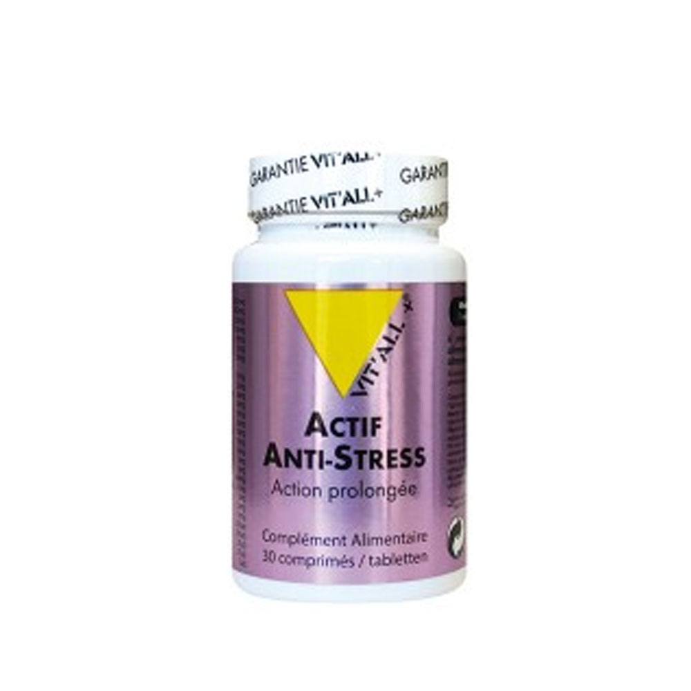 Vit'All+ + Activo Antiestres 60 Comprimidos 30 comprimés