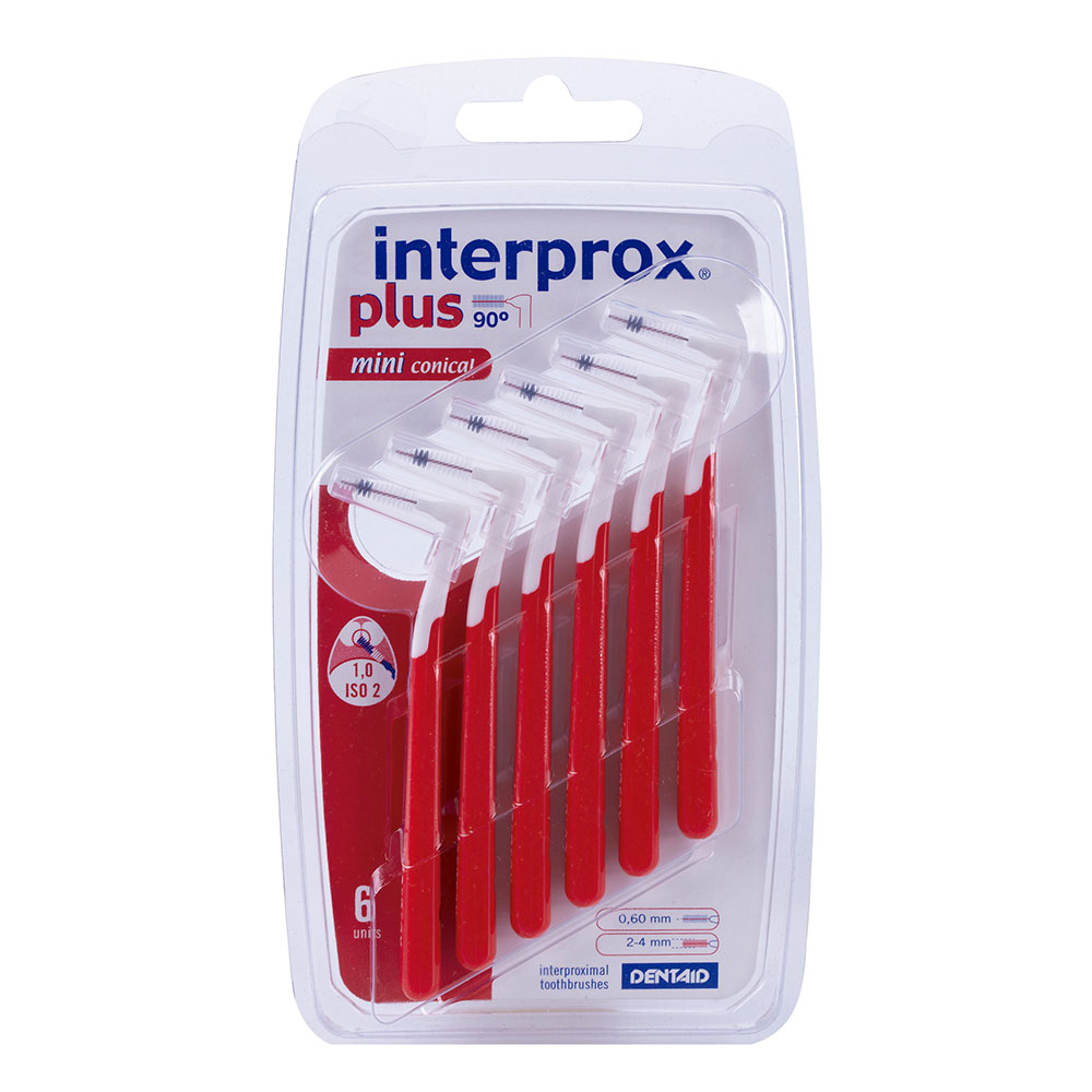 Interprox Mini Cónico Cepillos interdentales Plus 2-4 mm 6 unidades