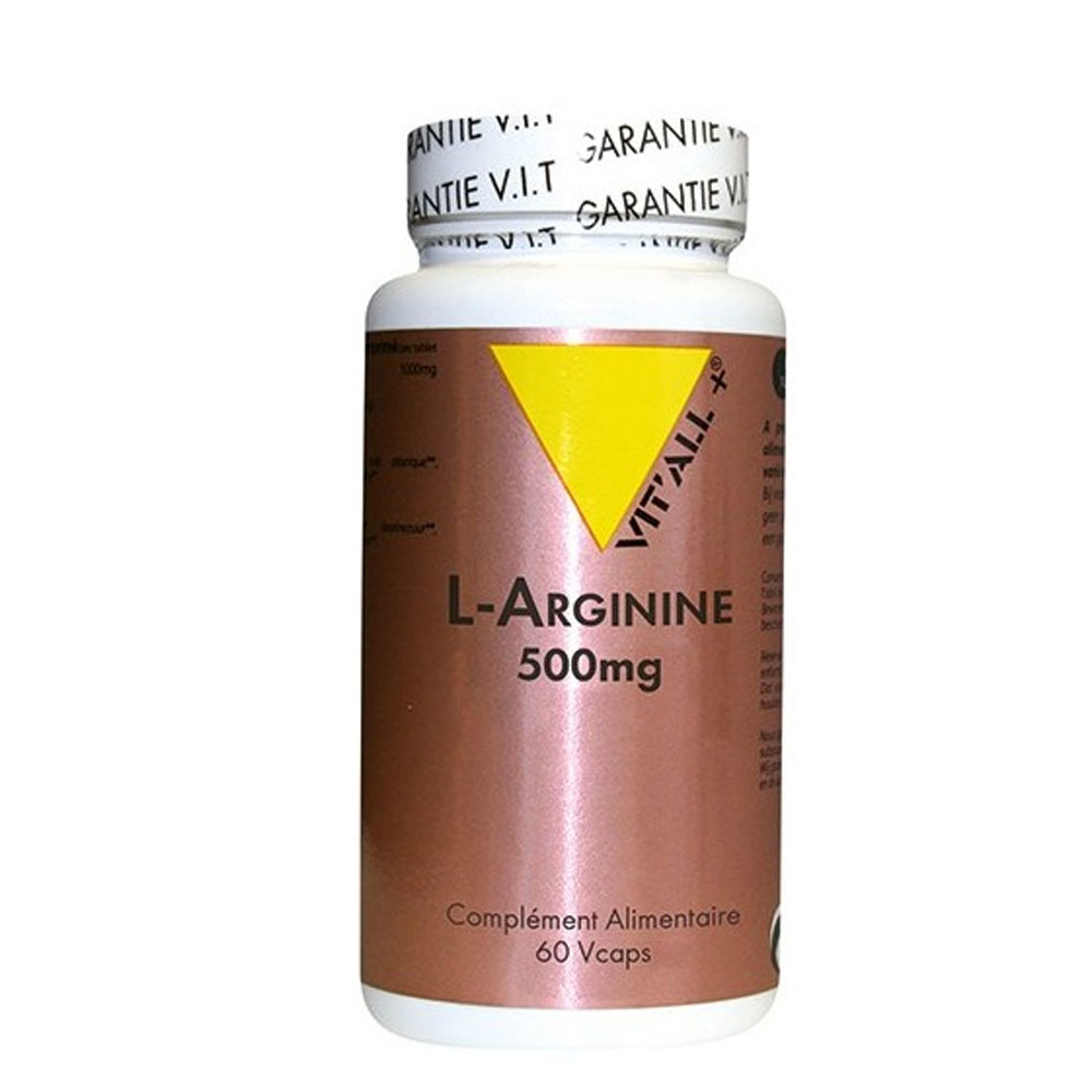 Vit'All+ L-arginina 500 mg 60 cápsulas