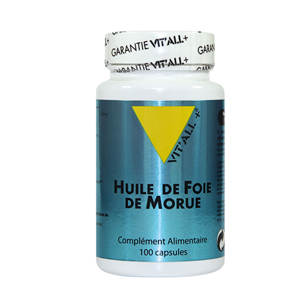 Vit'All+ Aceite de hígado de bacalao 100 cápsulas