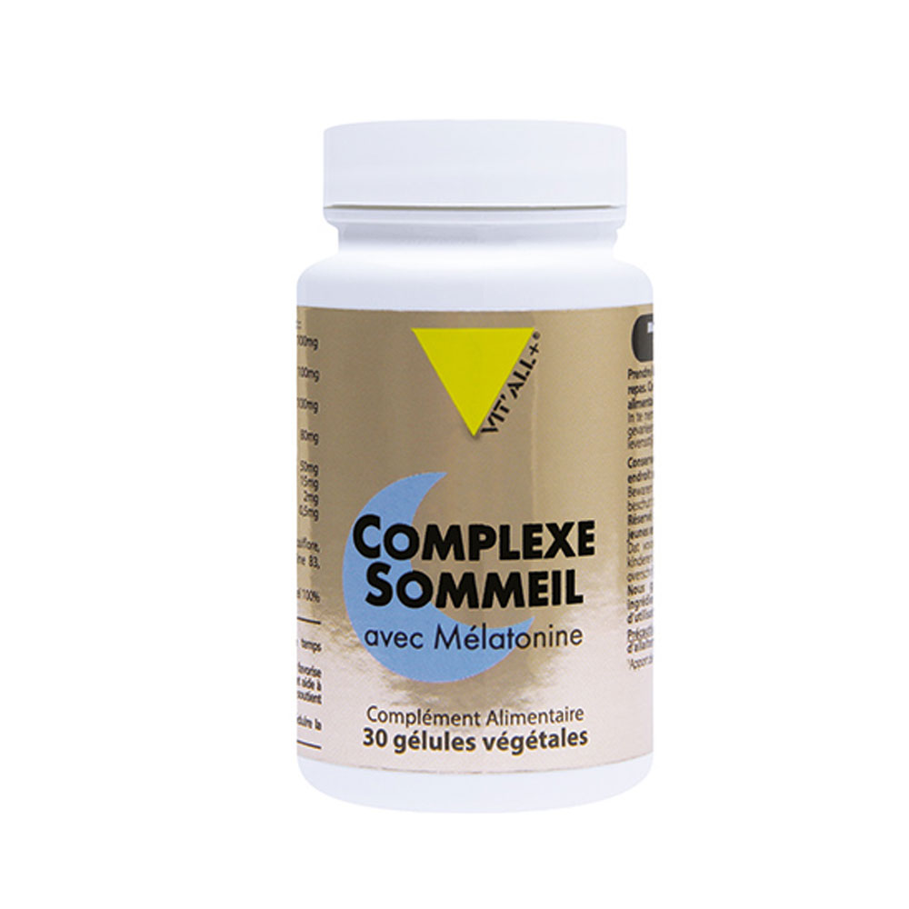 Vit'All+ Complejo para dormir con melatonina 30 cápsulas