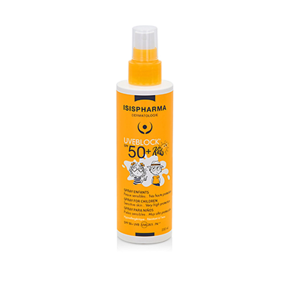 Isispharma Uveblock Spray Solar Infantil Protección Muy Alta SPF50+ 200ml