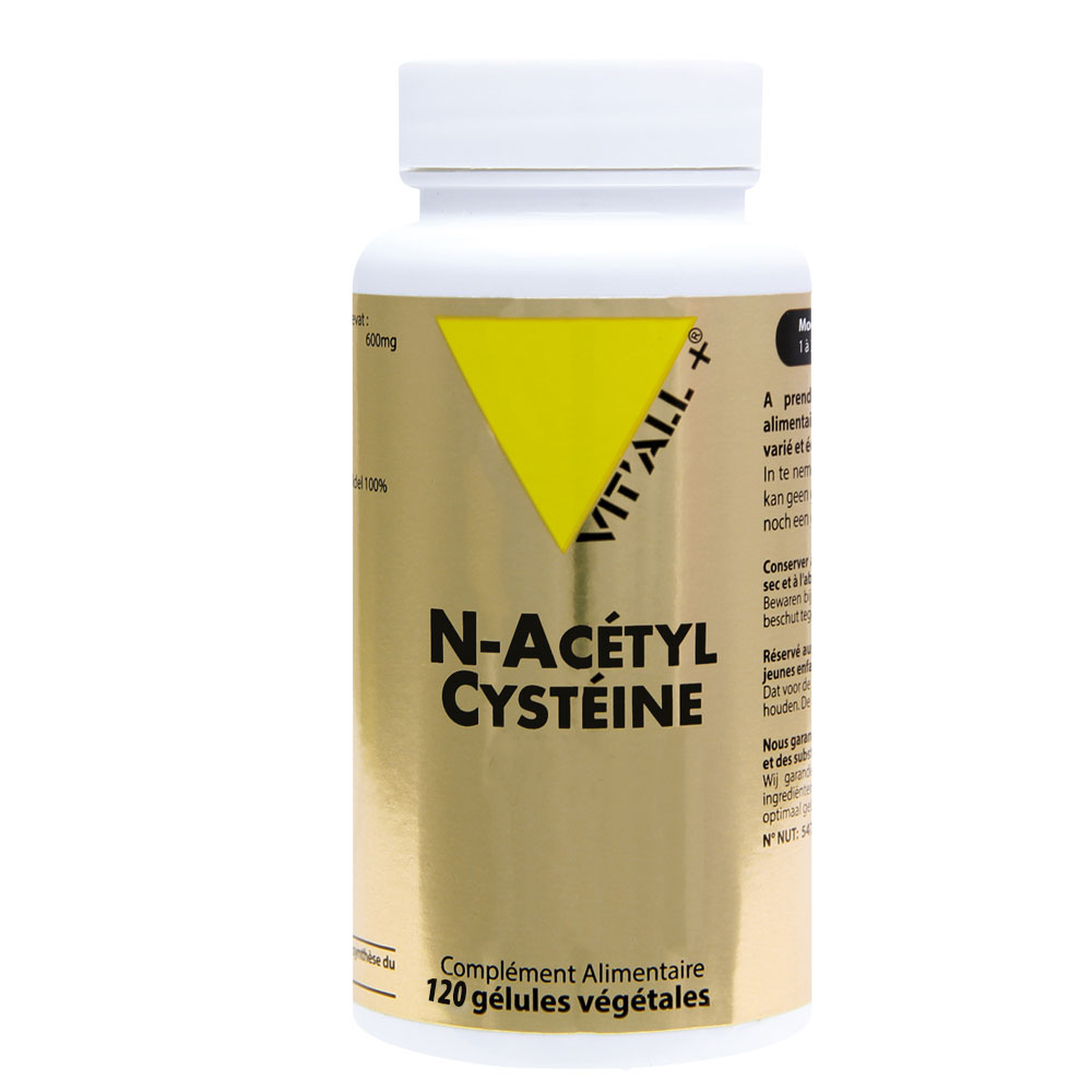 Vit'All+ N-acetil cisteína aminoácido 280 mg 120 cápsulas
