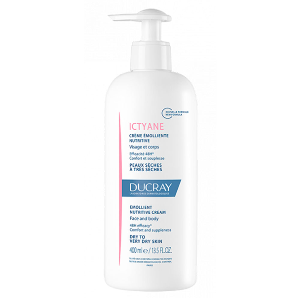 Ducray Ictyane Crema emoliente nutritiva pieles secas a muy secas 400ml