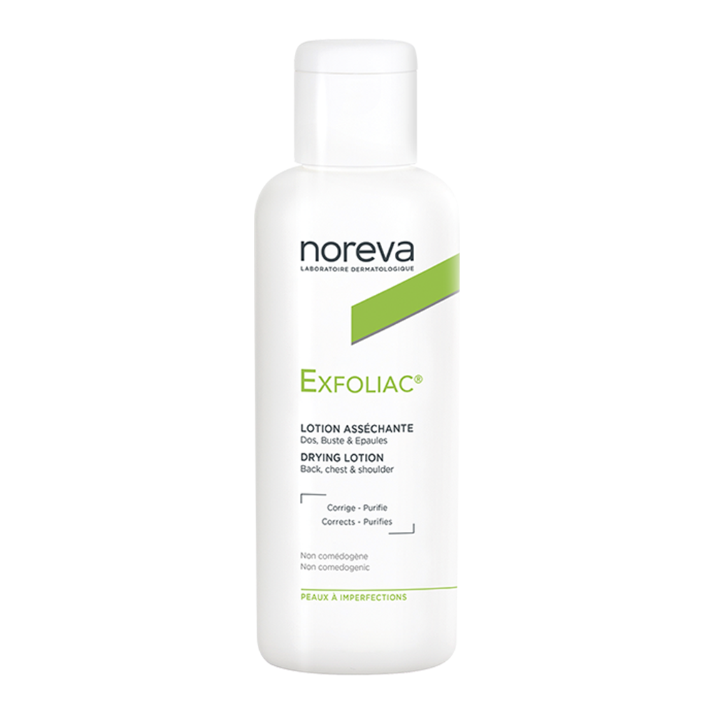 Noreva Exfoliac Loción calmante para espalda, busto y hombros Pieles con imperfecciones 125 ml