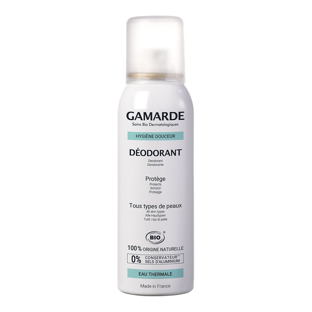 Gamarde Desodorante en Spray Higiene Suavidad Para Piel sensible y reactiva 100 ml