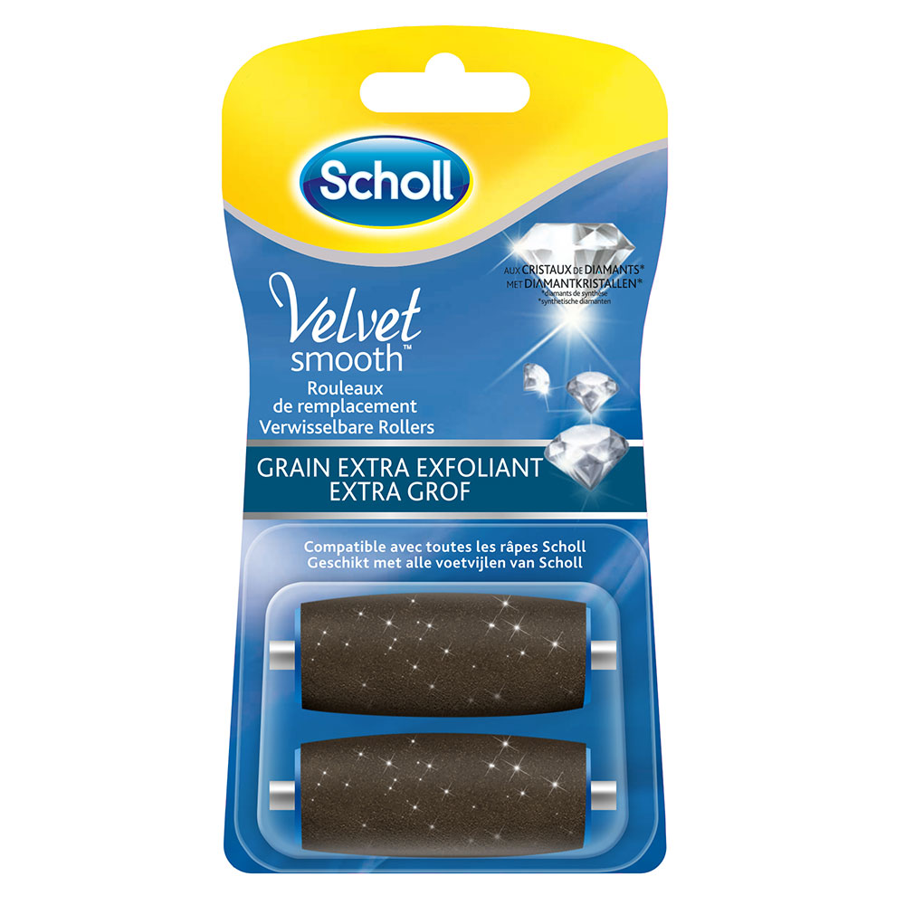 Scholl Velvet Smooth Cabezal extraexfoliante de recambio x2