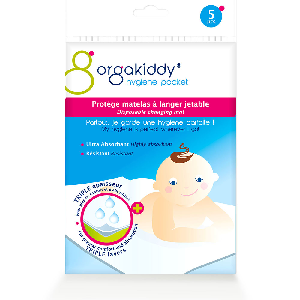 Orgakiddy Protector de cambiador desechable x5