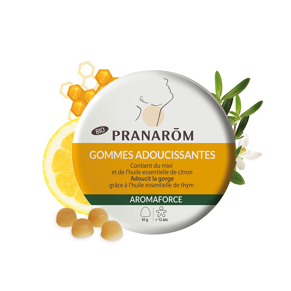 Pranarôm Aromaforce Gominolas Calmantes Bio Miel Limón 45g