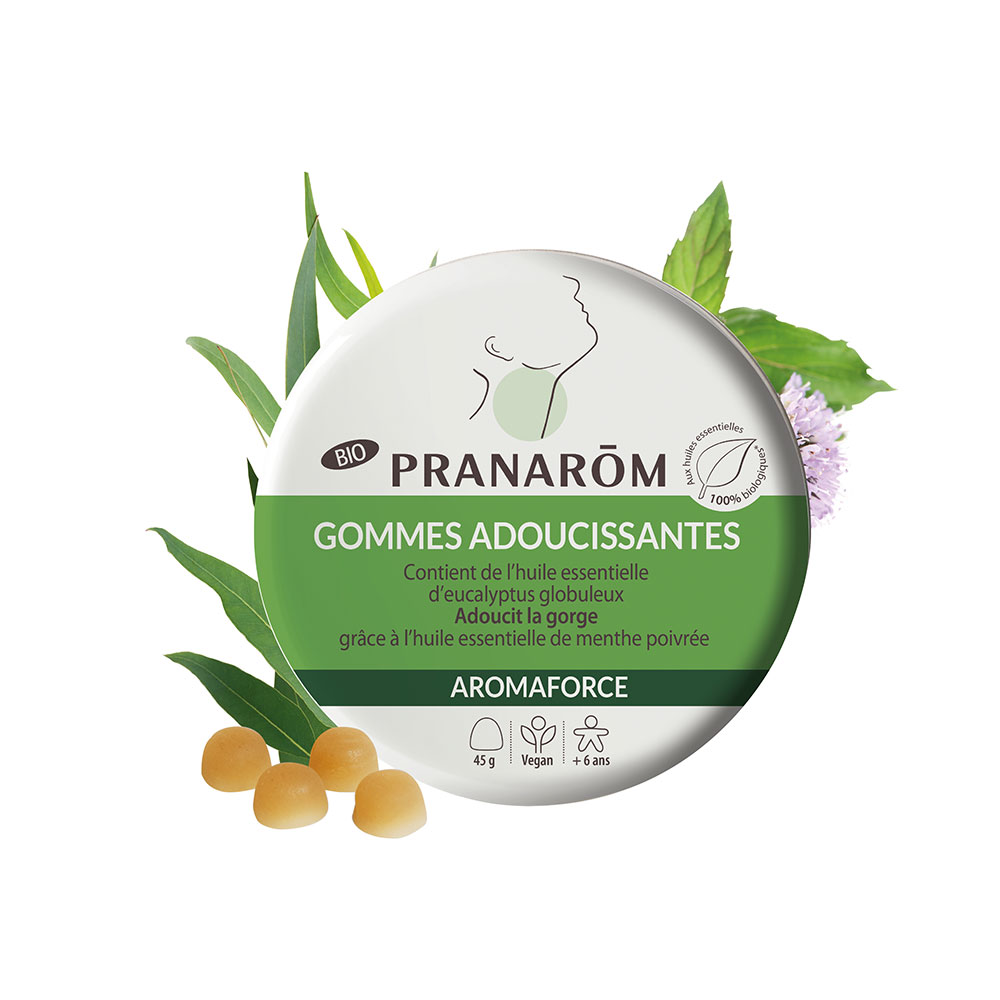 Pranarôm Aromaforce Gominolas Calmantes Bio Eucalipto y Menta 45g
