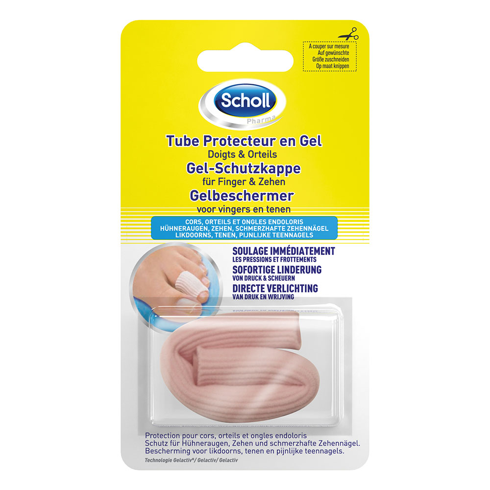 Scholl Tubo protector dedos/pies Gelactiv para callos y uñas doloridas