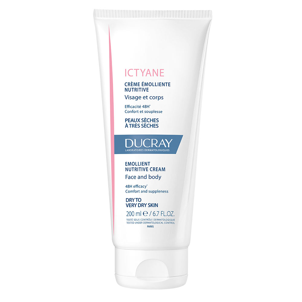 Ducray Ictyane Crema emoliente nutritiva para pieles secas a muy secas 200 ml