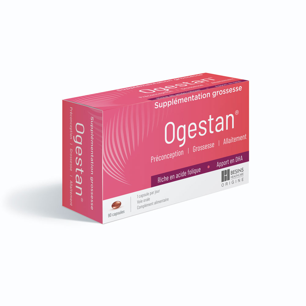 Besins Healthcare Ogestan Suplemento Embarazo 90 Cápsulas