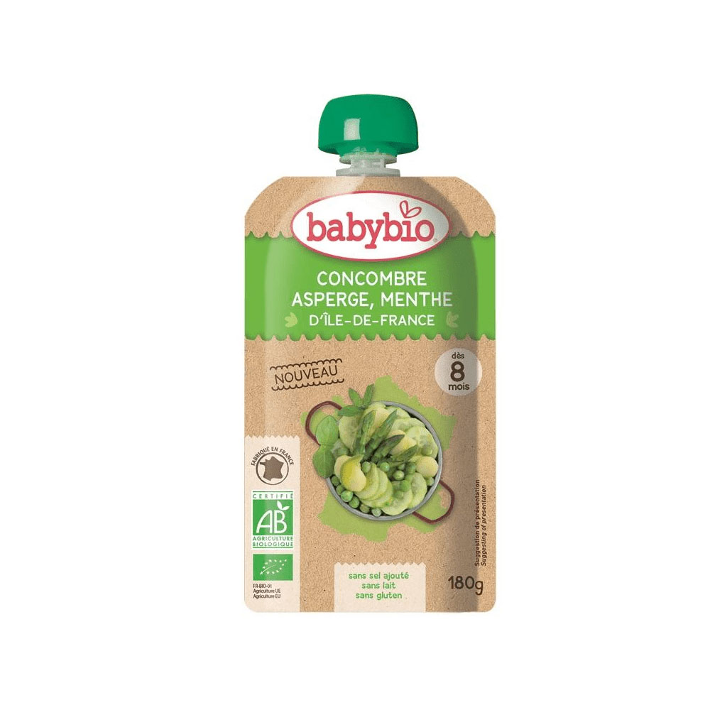 Babybio 8 Meses Biberón Ecológico 180g