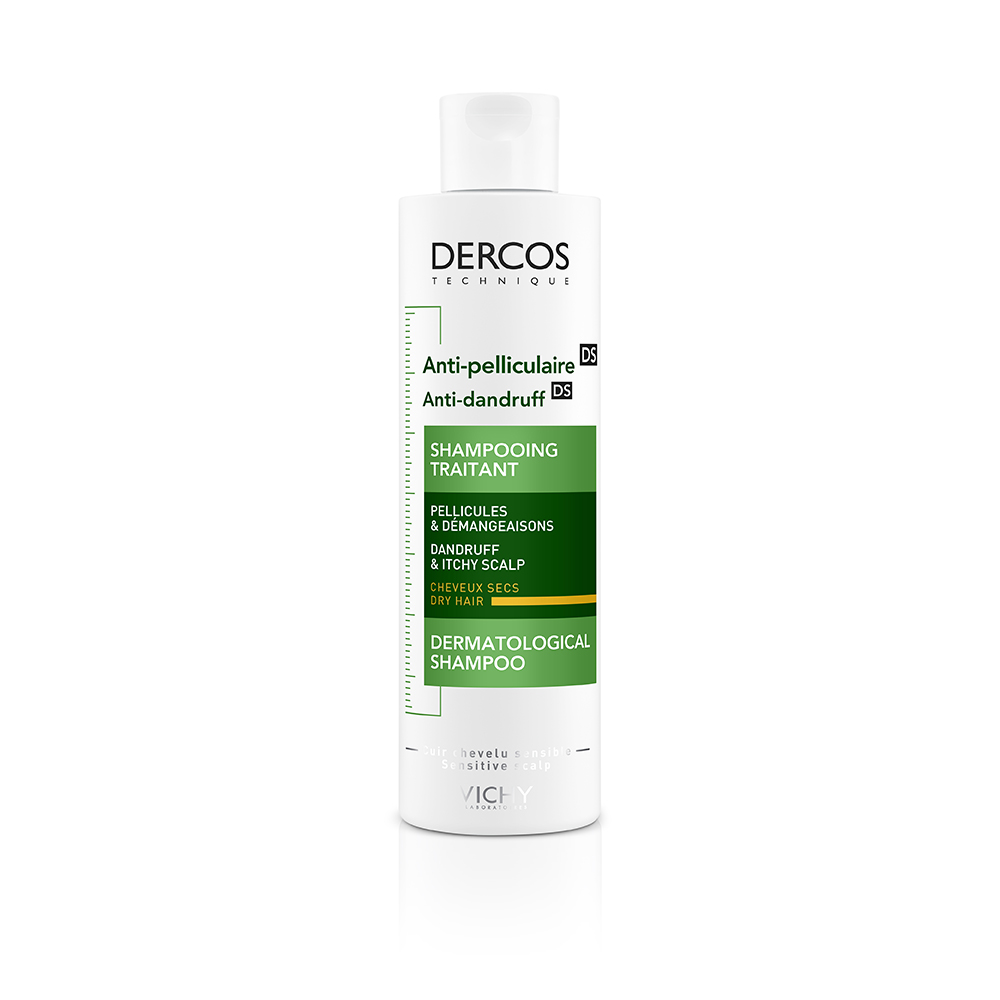 Vichy Dercos Champú anticaspa para caspa y picores cabello seco 200 ml
