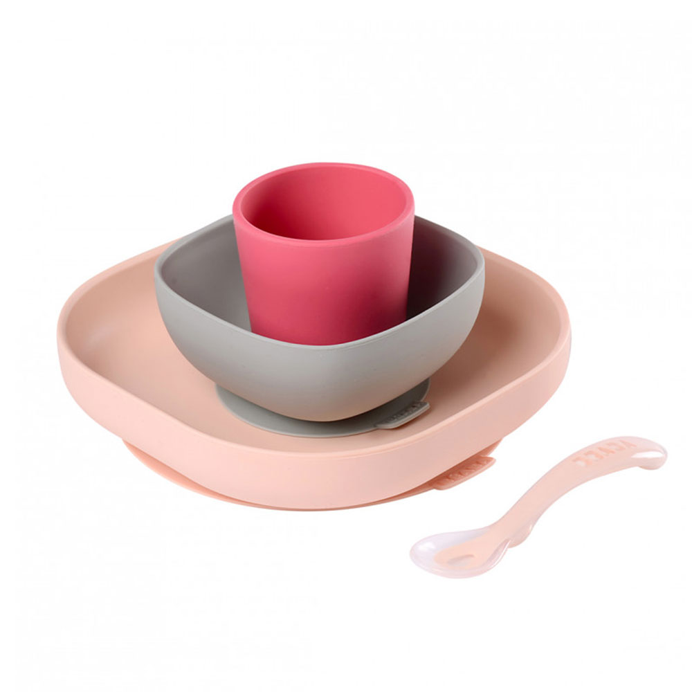 Beaba Set de comida de silicona 2 en 1 a partir de 4 meses