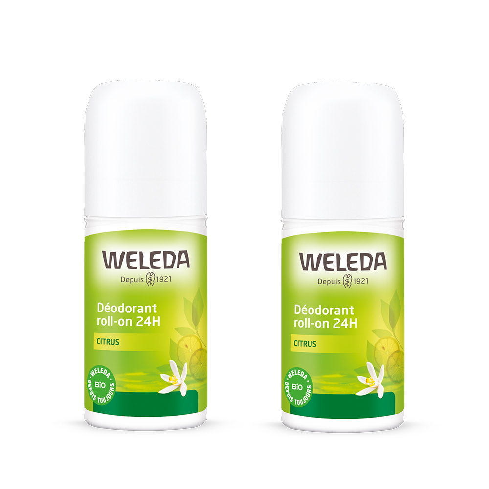 Weleda Desodorante Citrus Roll On 24h 2x50ml