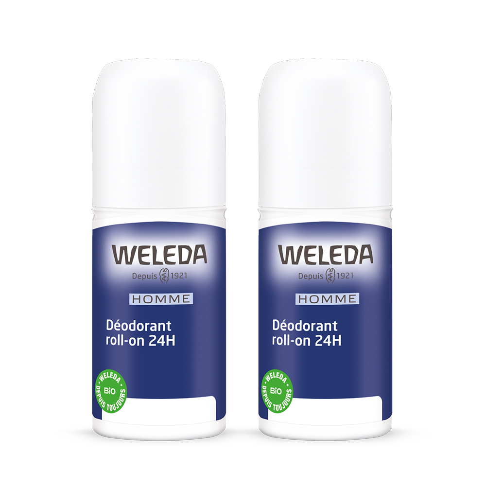 Weleda Desodorante Hombre roll-on 24h 2x50ml