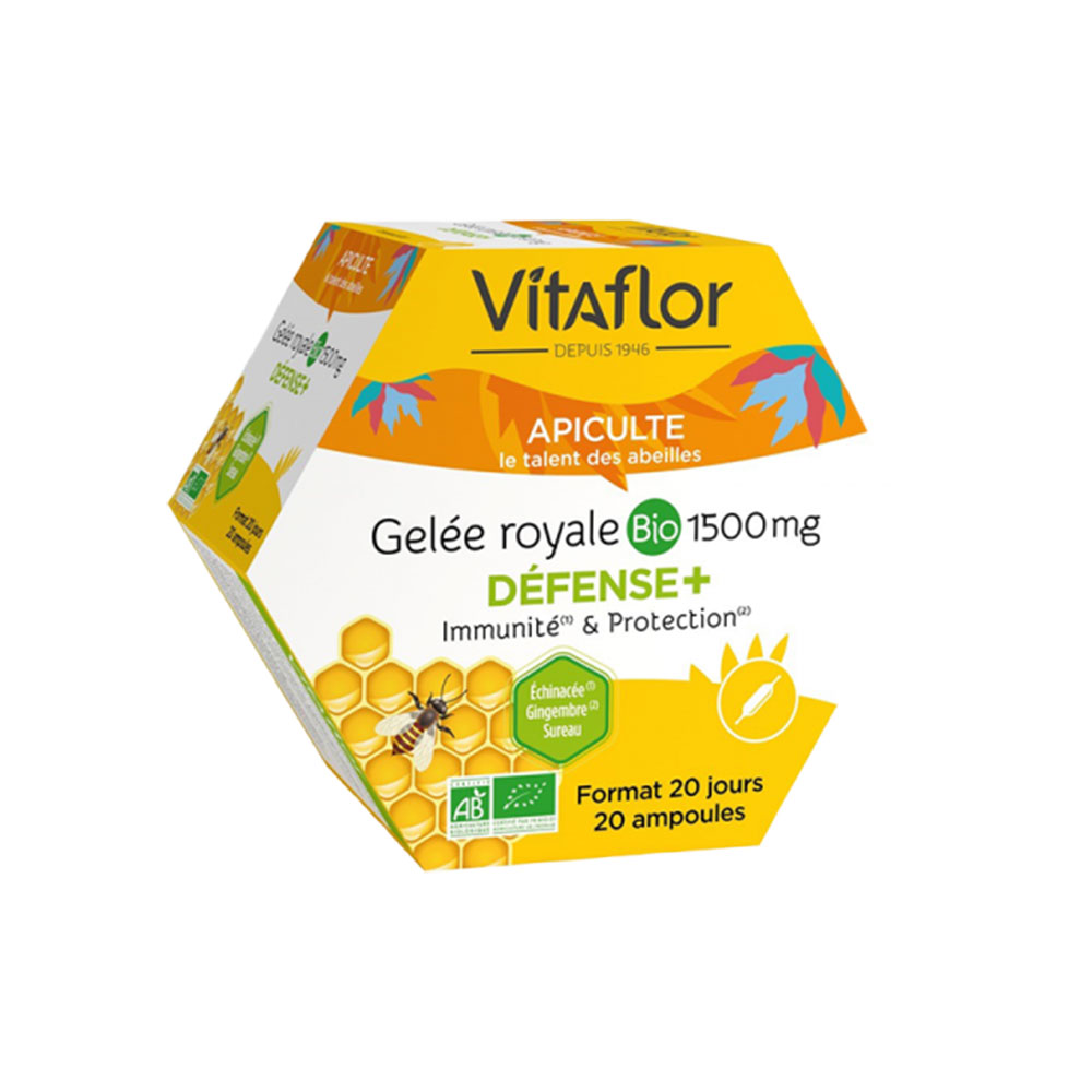 Vitaflor Jalea Real Bio 20 Ampollas Defensas+ 1500mg