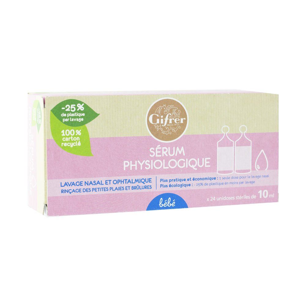 Gifrer Physiologica Suero fisiológico bebé 24x10ml 240ml