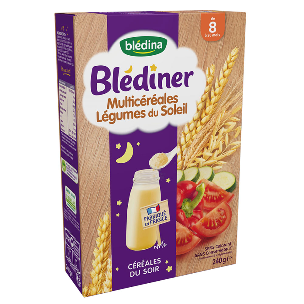 Blédina Multicereales Cereales Vespertinos Sun Verduras 8 Meses Blediner 240g