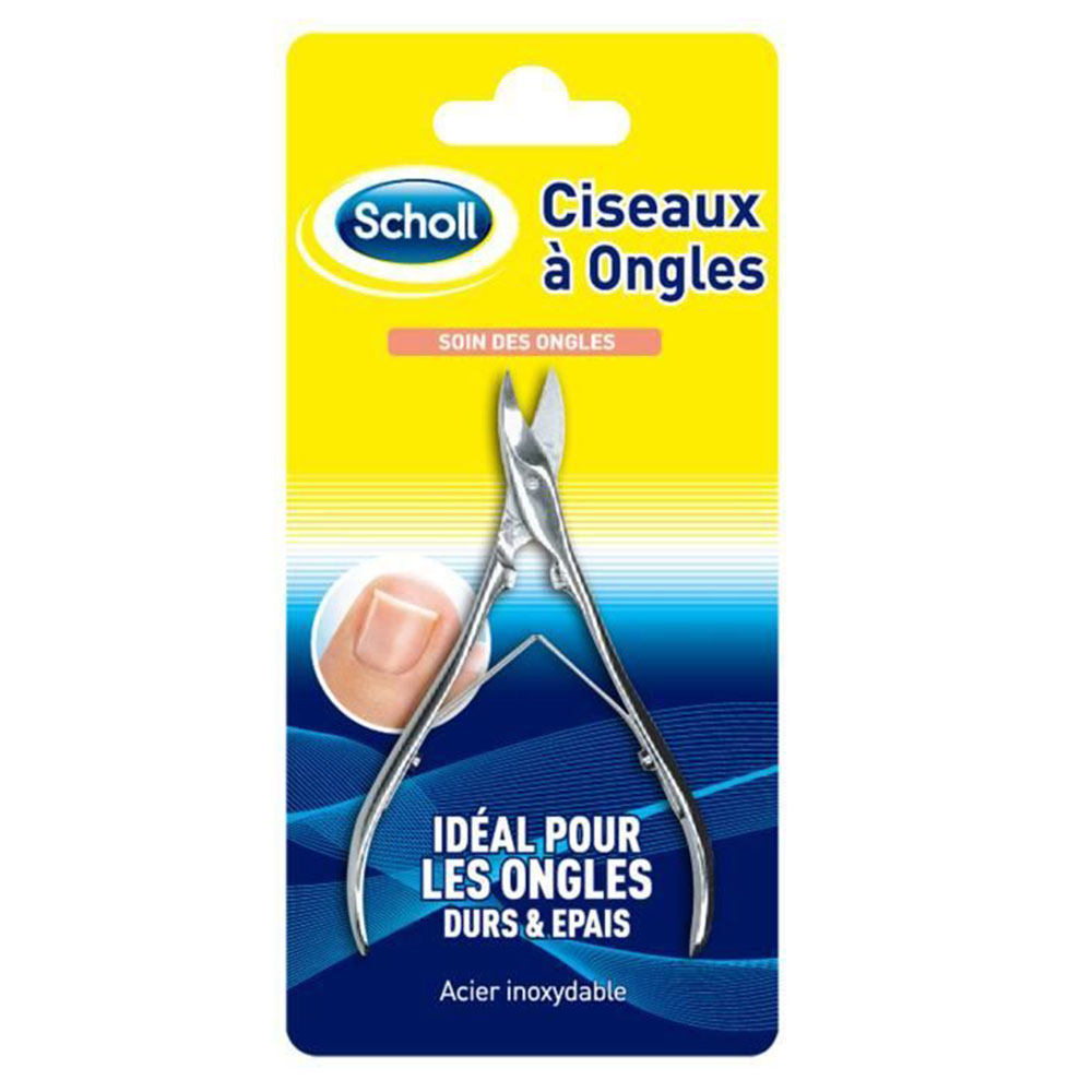 Scholl Tijeras de acero inoxidable para uñas