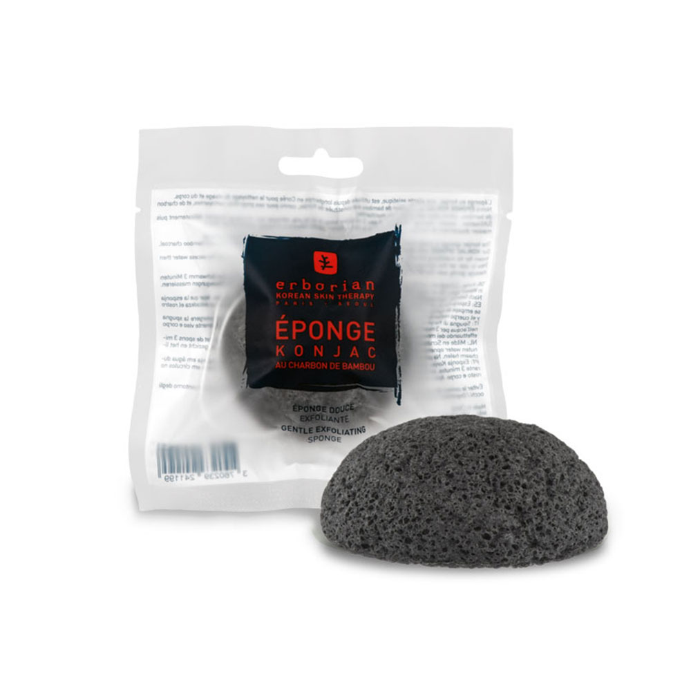 Erborian Carbón Esponja Konjac De Carbon De Bambu