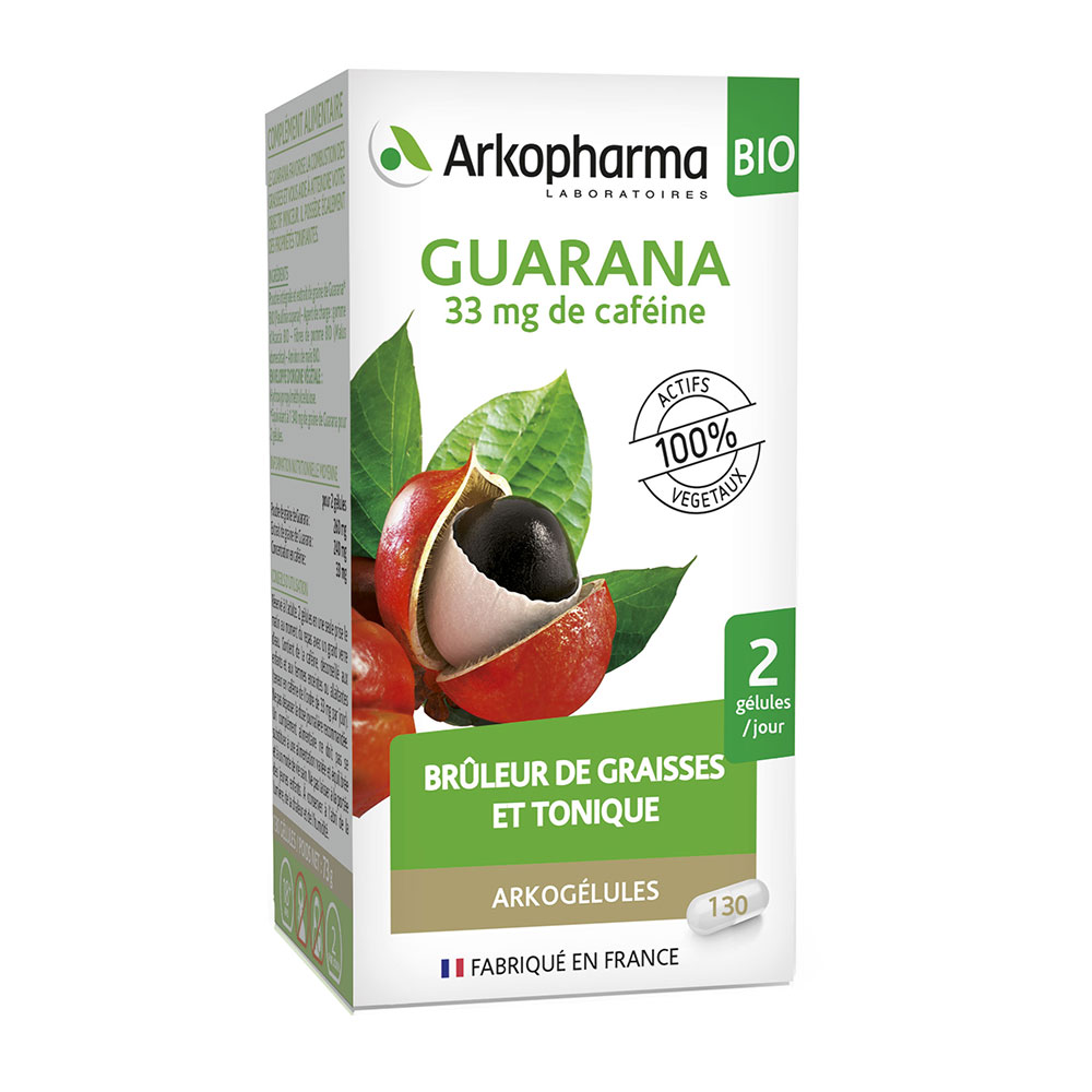Arkopharma Arkocápsulas Guaraná bio 130 cápsulas