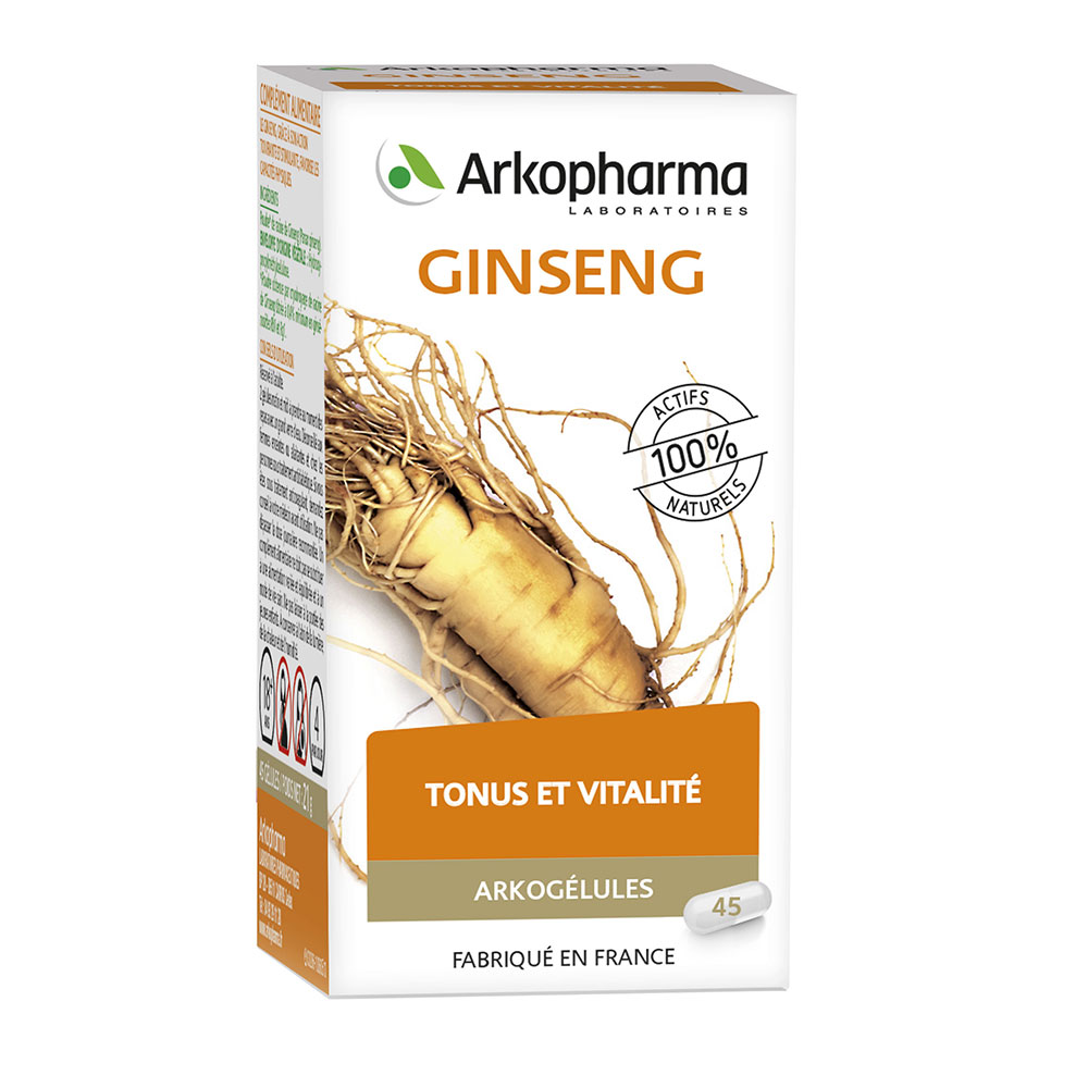 Arkopharma Arkocápsulas Ginseng 45 cápsulas