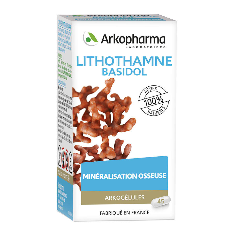 Arkopharma Arkocápsulas Arkocapsulas Lithothamne Basidol 45 Capsulas