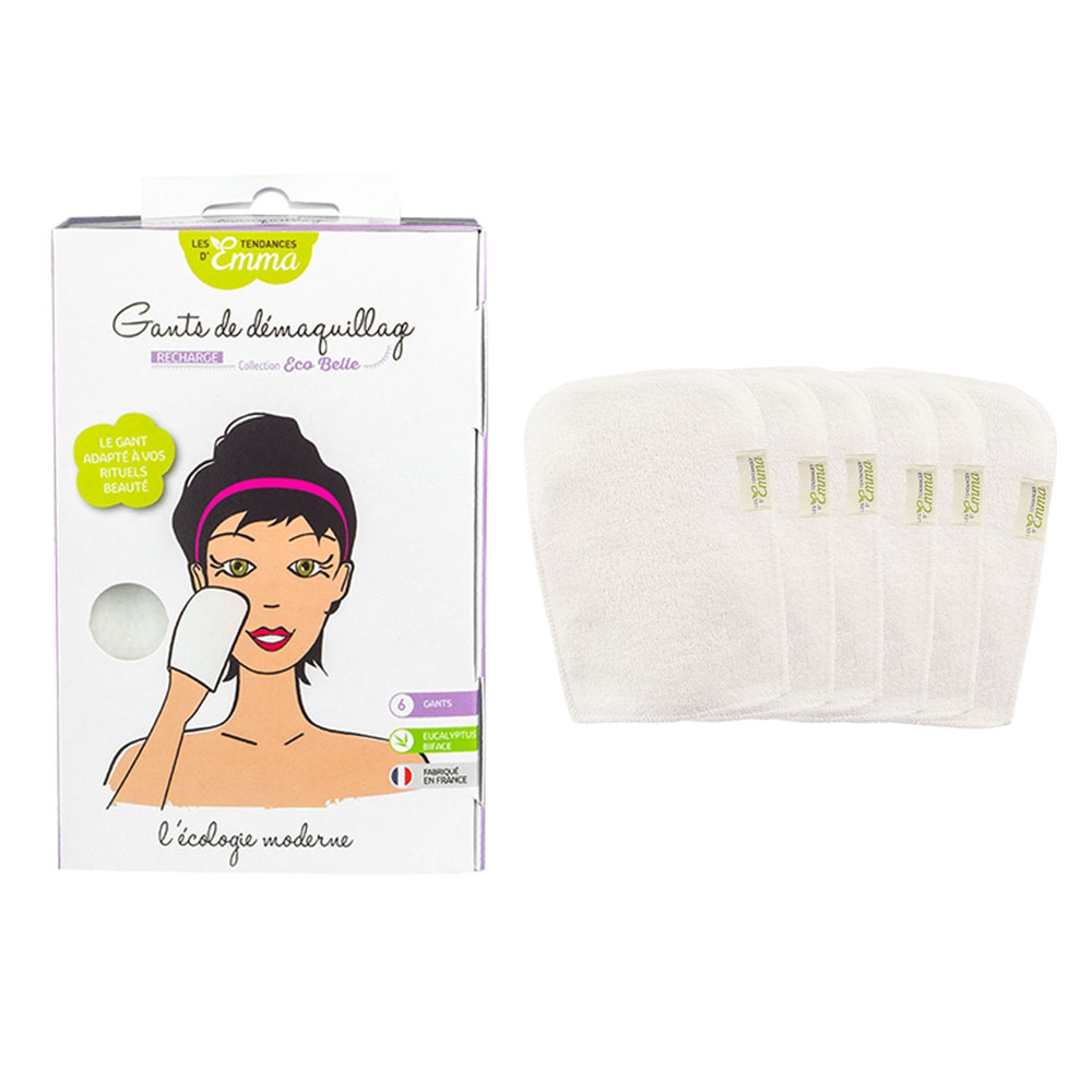 Les Tendances D'Emma Eco Belle Desmaquillado Guantes x6