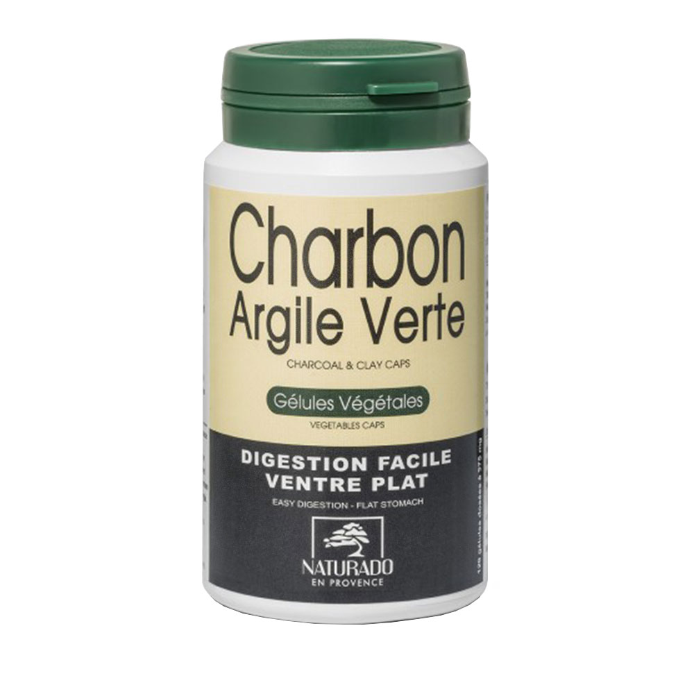 Naturado Carbón y arcilla verde 120 cápsulas