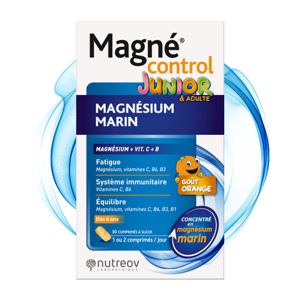 Nutreov Magnécontrol Magnésio marino junior 30 comprimidos