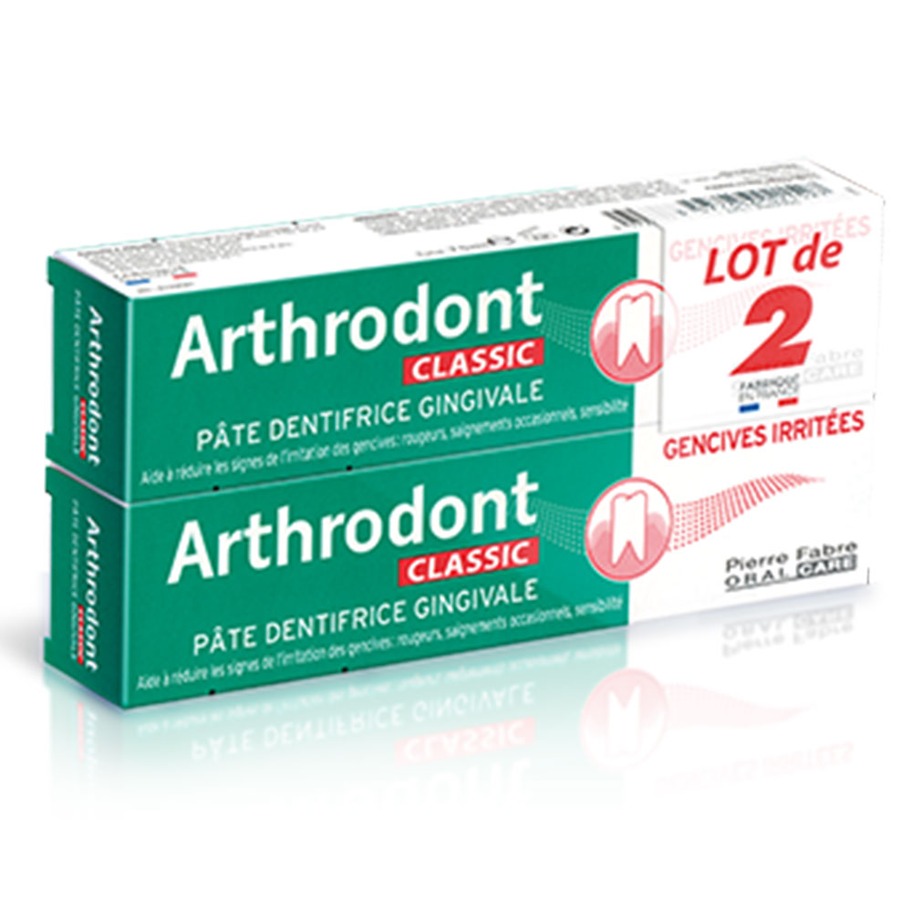 Arthrodont Pasta dentífrica calmante classic encías irritadas 2 x 75 ml