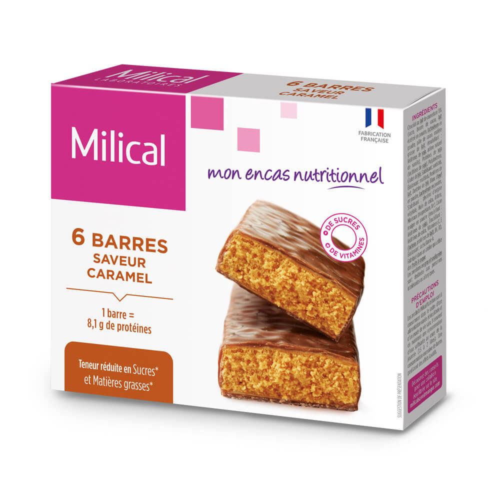 Milical Proteínas Barritas hiperproteicas adelgazantes X6