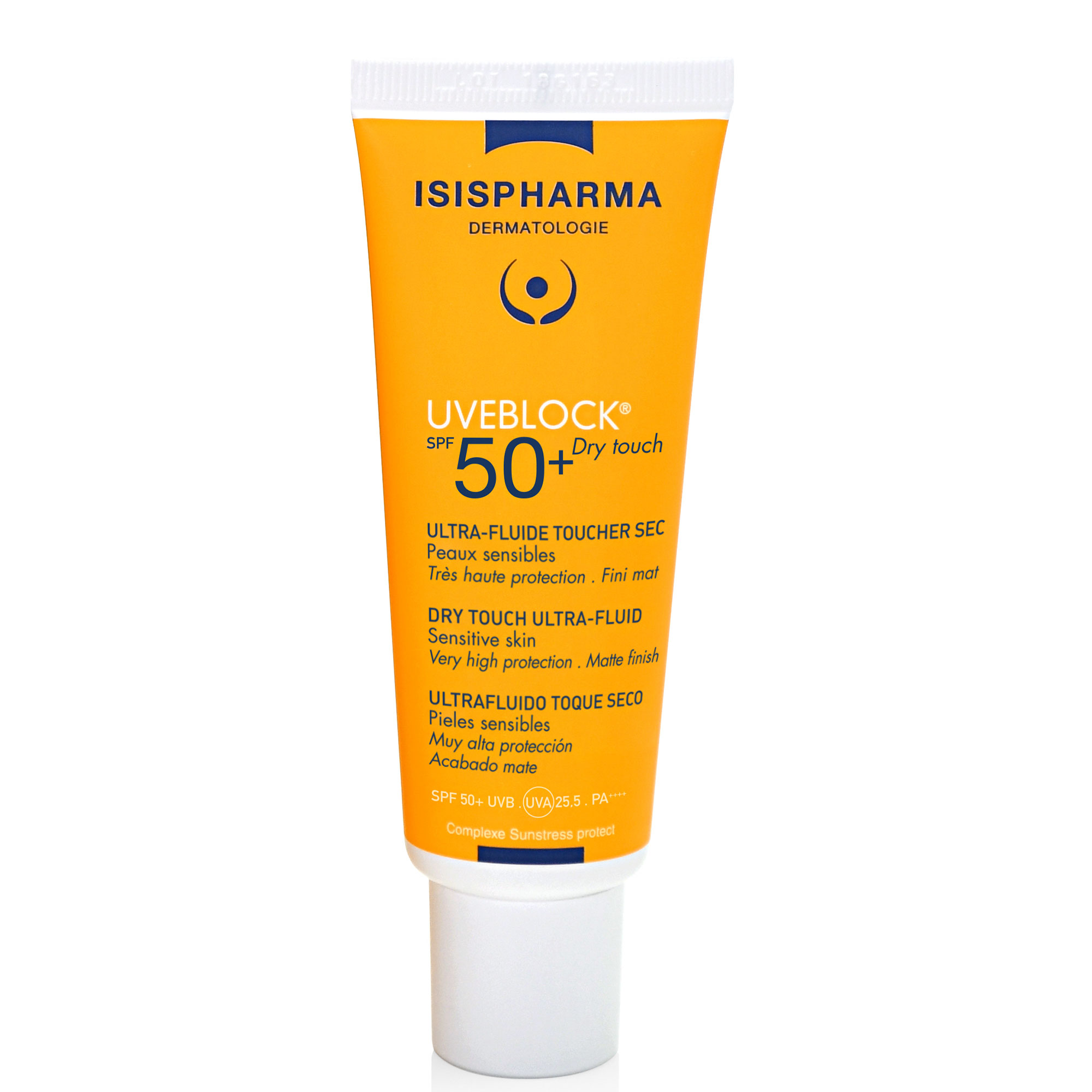 Isispharma Uveblock Ultrafluido Tacto Seco Spf50+ Dry Touch 40ml