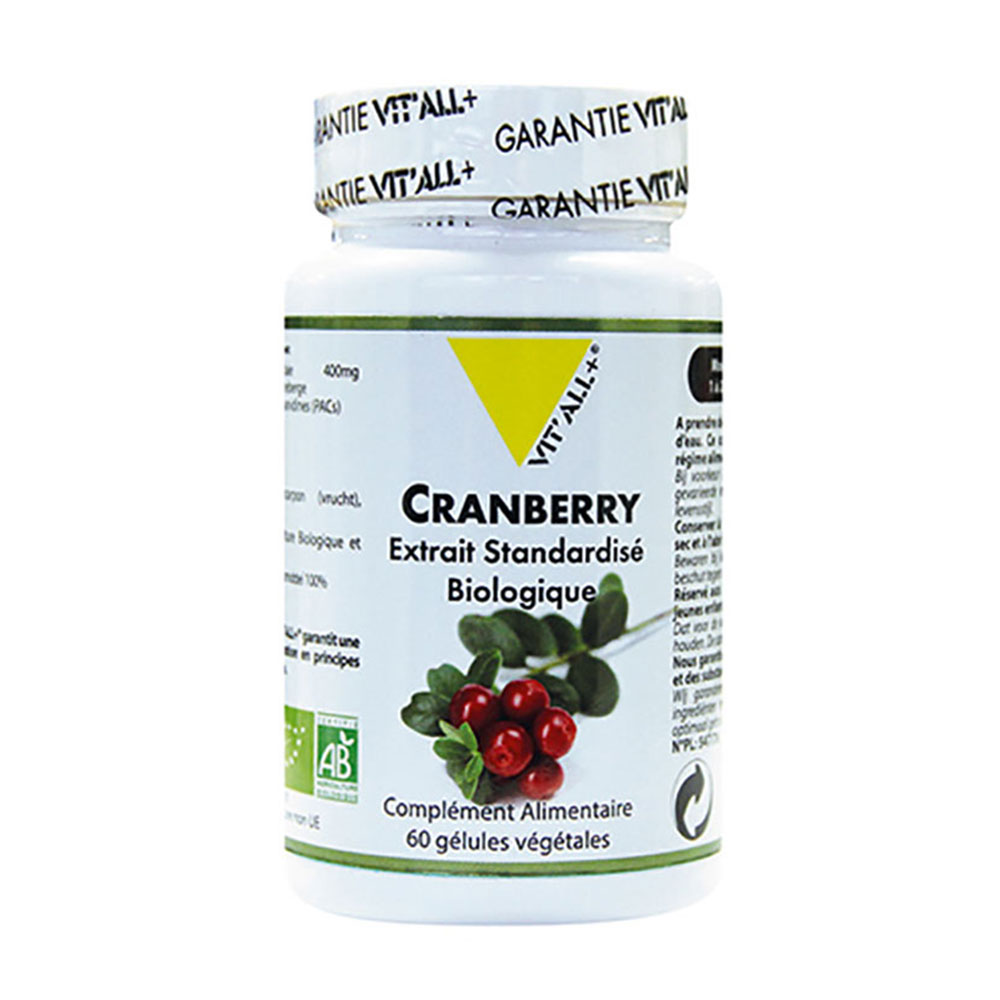 Vit'All+ Arándano rojo ecológico 400 60 cápsulas