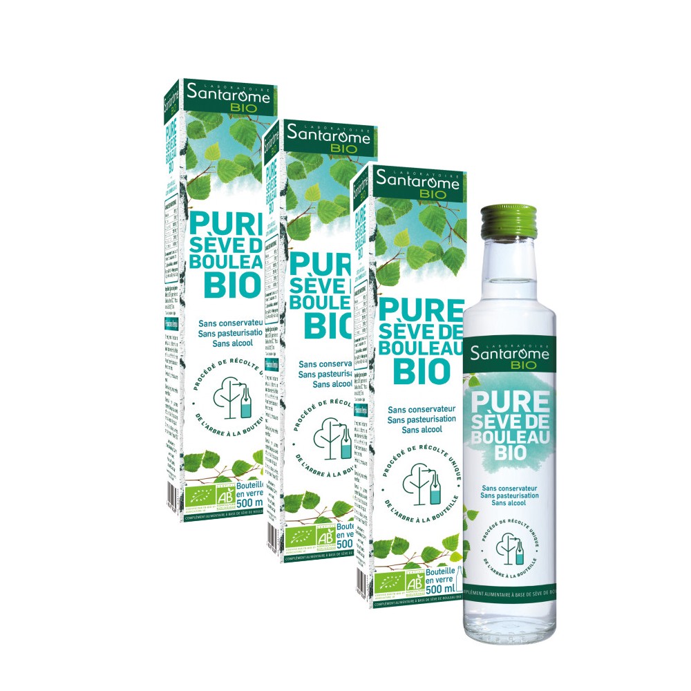 Santarome Set de Regalo Puro Abedul Ecológico 3x250ml