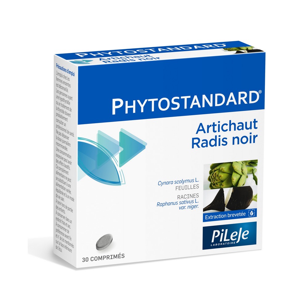 Pileje Phytostandard Alcachofa Rábano Negro 30 Comprimidos
