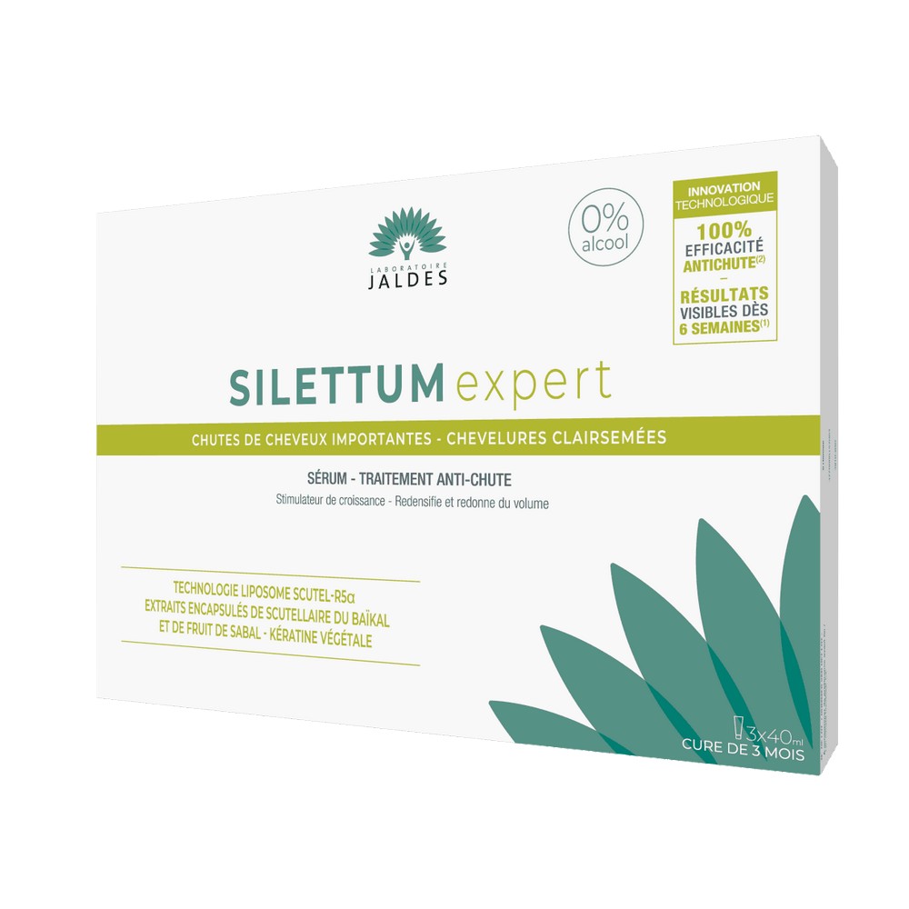 Jaldes Suero anticaída Silettum Expert Elteans 3 x 40 ml
