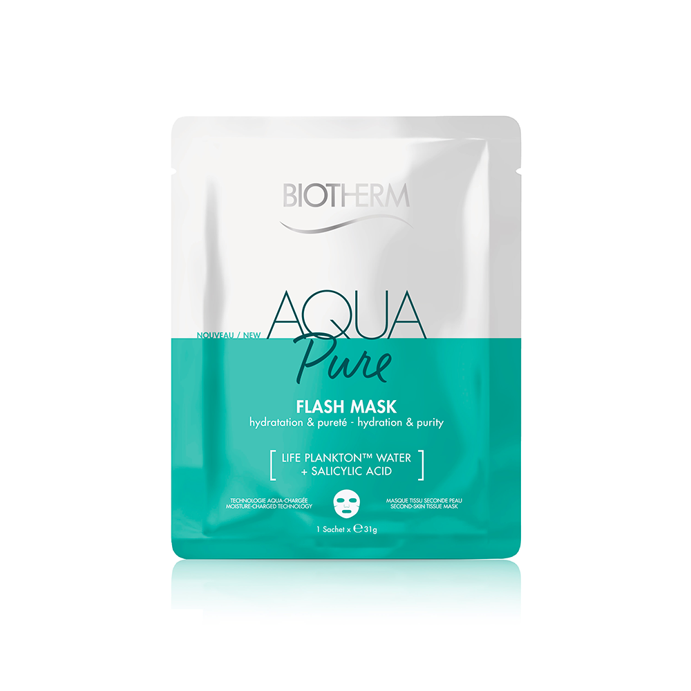Biotherm Aqua Pure Mascarilla de tela luminosidad y pureza 31g