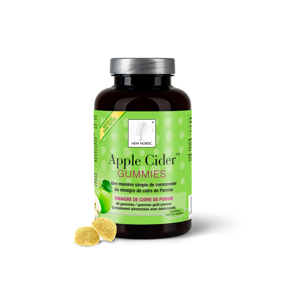 New Nordic Sidra de manzana 60 gominolas