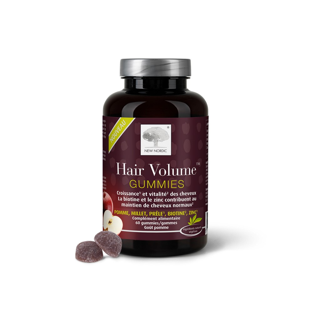 New Nordic Hair Volume 60 Gummies Crecimiento y Vitalidad del Cabello