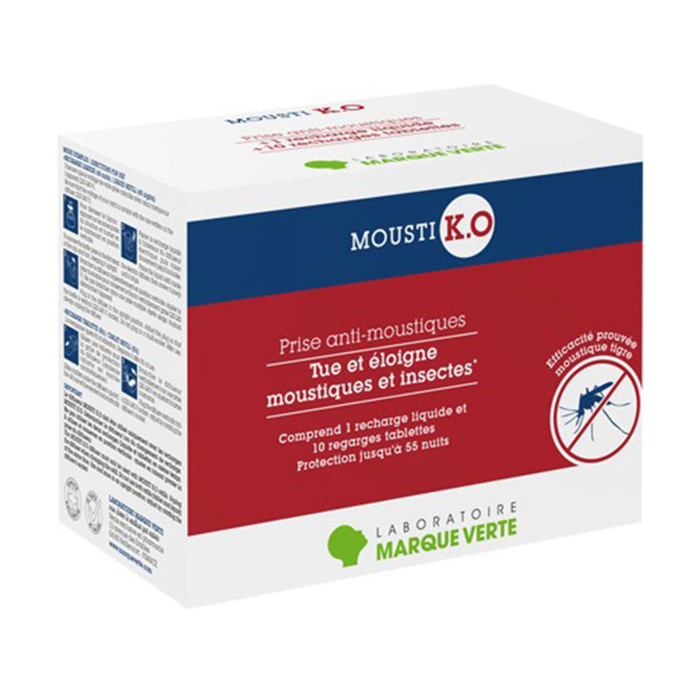 Mousti K.O Difusor eléctrico antimosquitos 45 noches